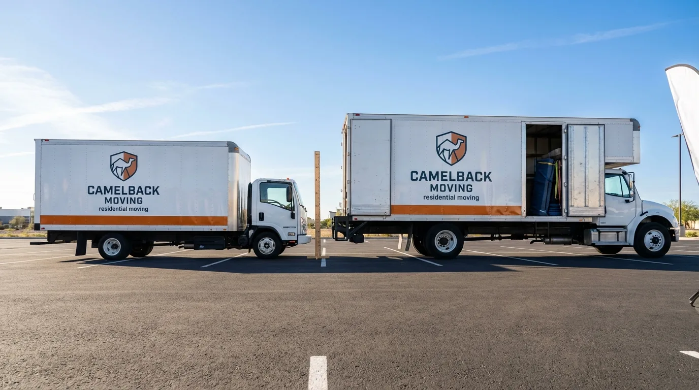 Moving truck size capacity guide in El Mirage